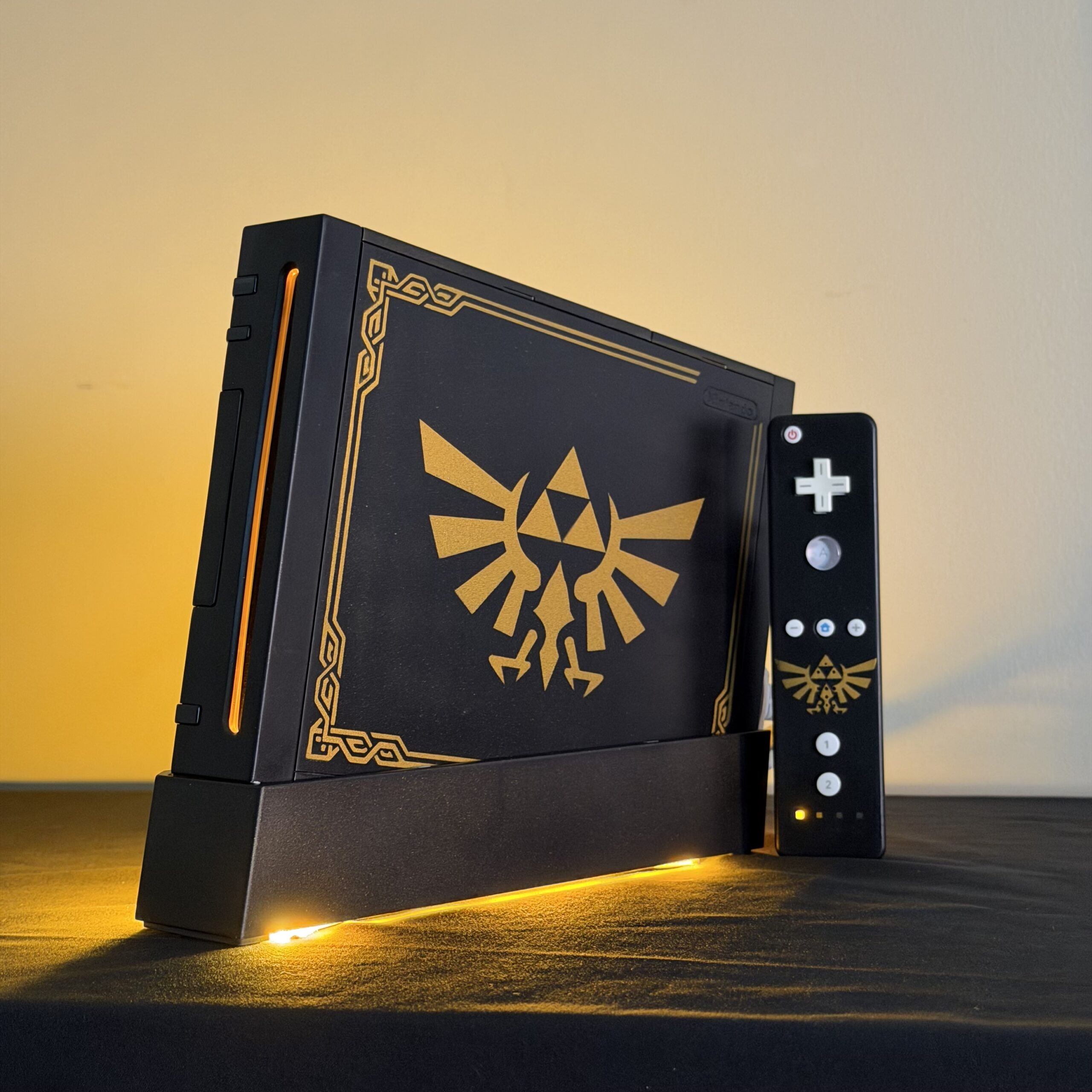 custom zelda nintendo wii console bundle 128gb sd, custom ui themes, gold led custom zelda nintendo wii console bundle 128gb sd, custom ui themes, gold led