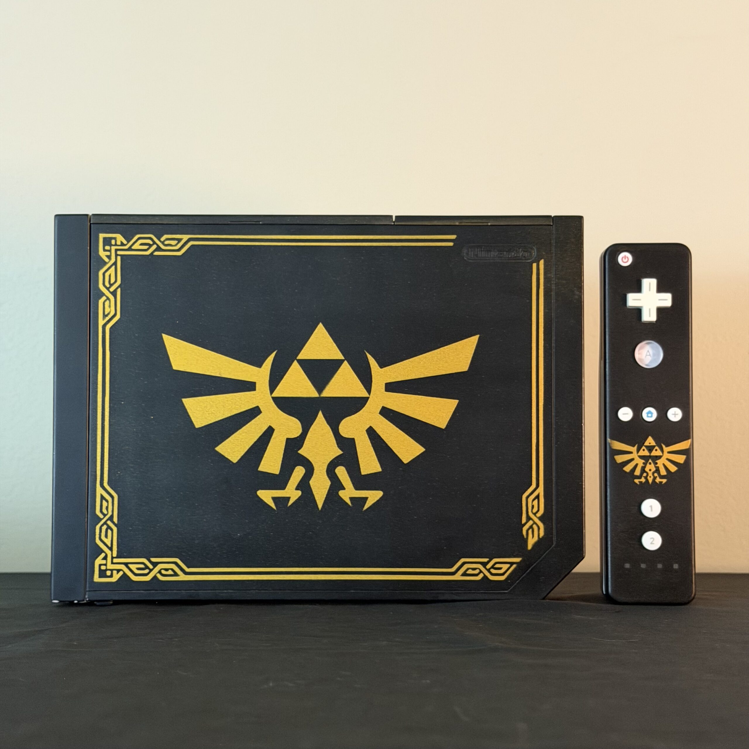 custom zelda nintendo wii console bundle 128gb sd, custom ui themes, gold led custom zelda nintendo wii console bundle 128gb sd, custom ui themes, gold led